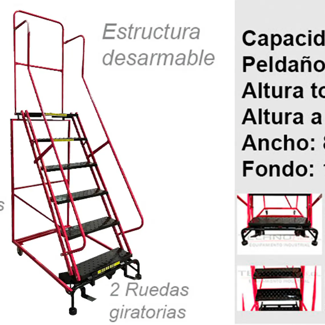 Esc. Tipo Avion 1.5m Importada 2