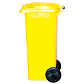 Contenedor De Basura 240l Amarillo - Miniatura 3