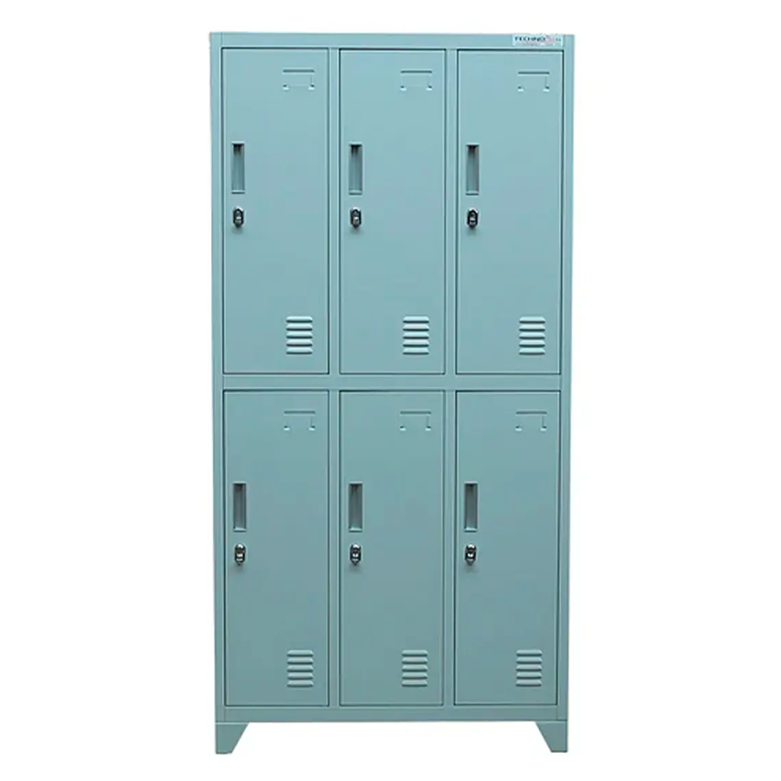 Lockers Metalico 6 Casilleros 1