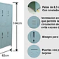 Lockers Metalico 6 Casilleros - Miniatura 9