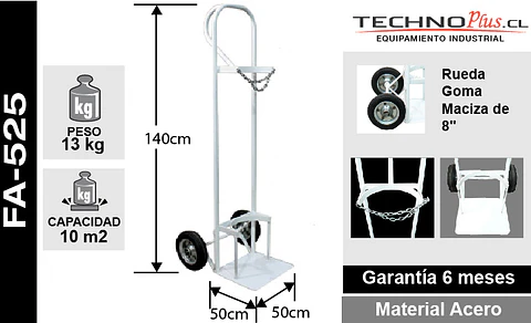 Carro Porta Oxigeno 10 M3.