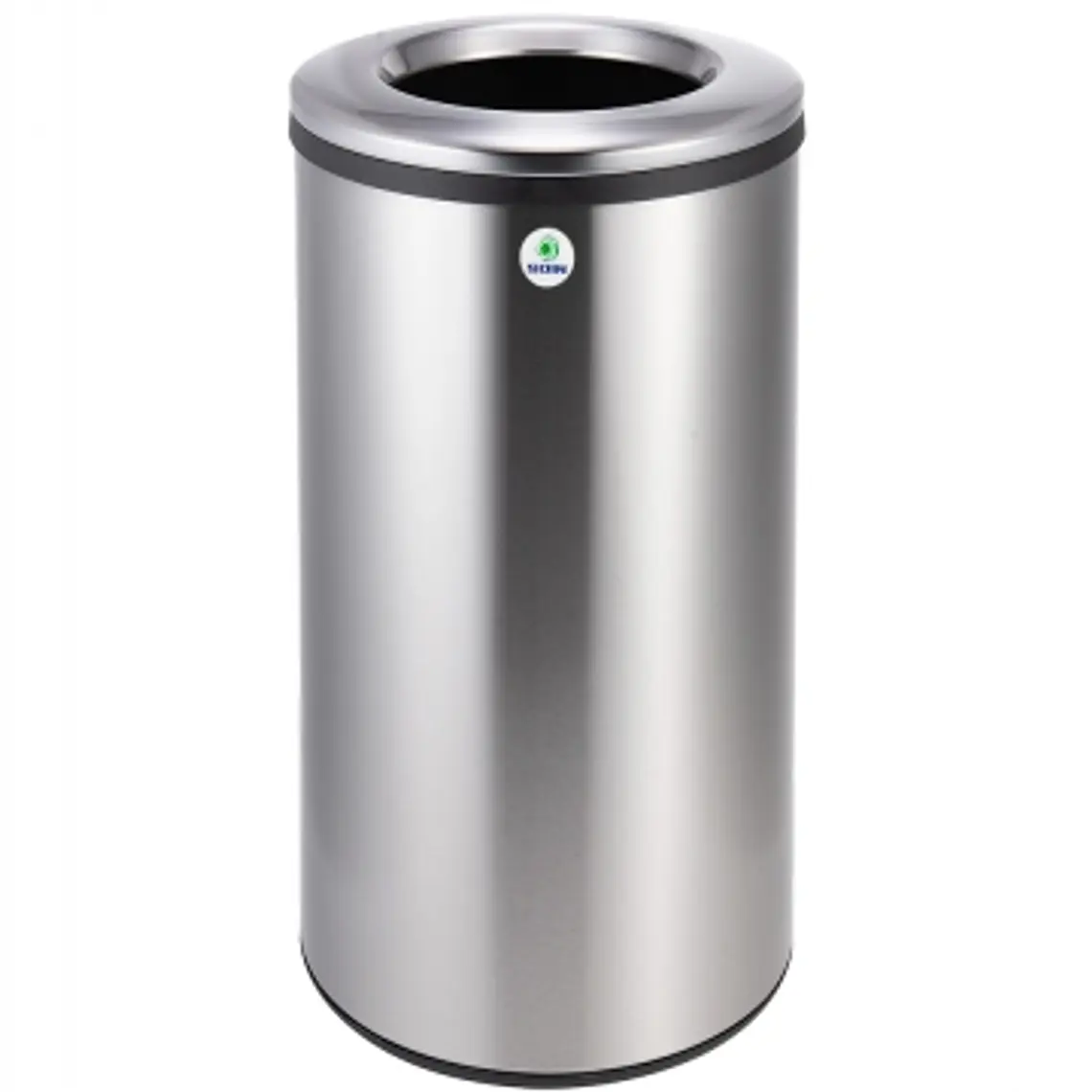 Basurero Acero Inox Soin 40l Abierto 1