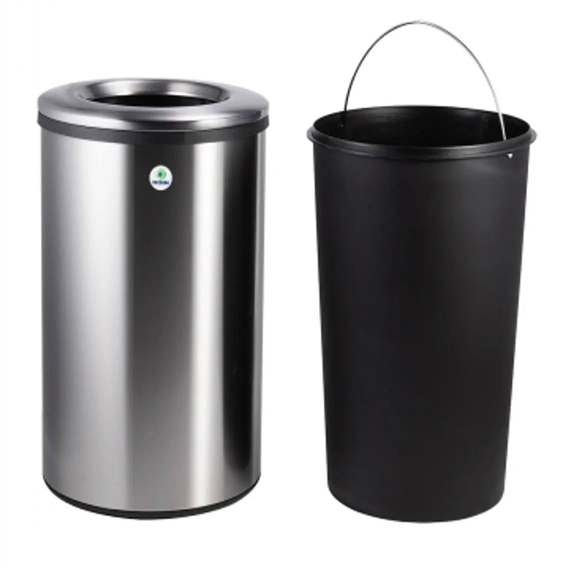 Basurero Acero Inox Soin 40l Abierto 3