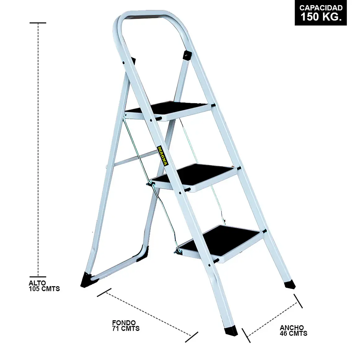 Piso Escalera Plegable 3p Profesional 2