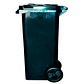Contenedor De Basura 240l Gris - Miniatura 3