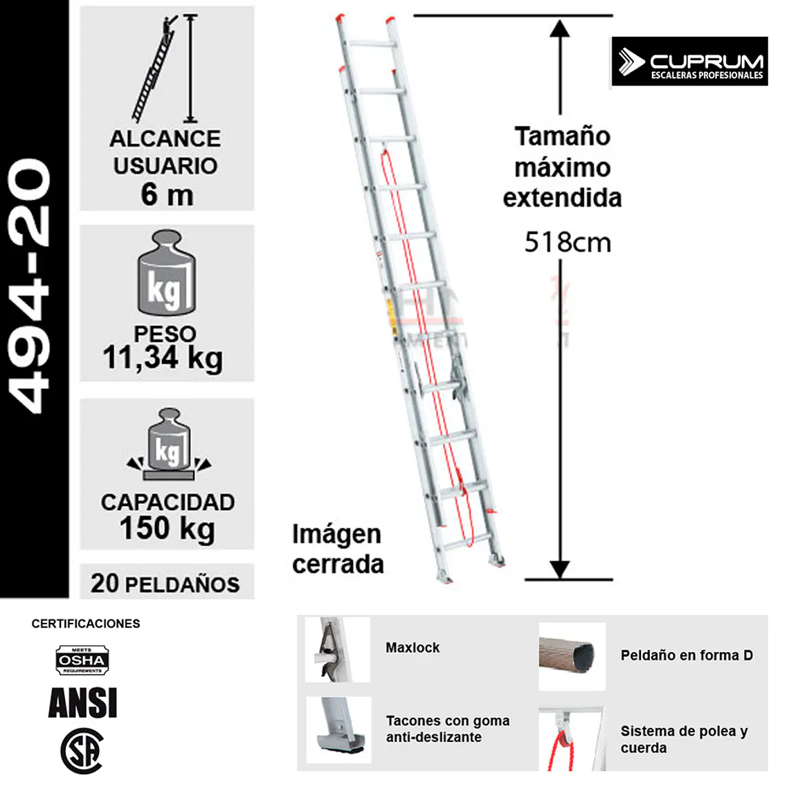 Esc.aluminioextension5.18m 10