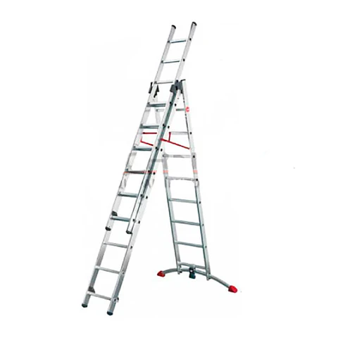 Esc.aluminio Tijera Tel.3x9 Profilot