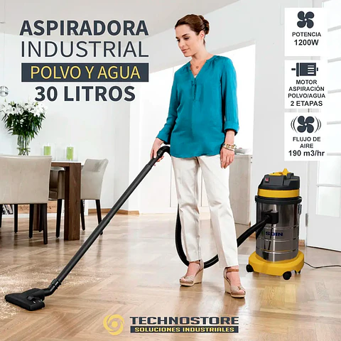 Aspiradora Polvo/agua 30l Soin