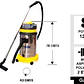 Aspiradora Polvo/agua 30l Soin - Miniatura 3