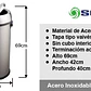 Basurero Acero Inox Soin 65l Vaivén - Miniatura 5