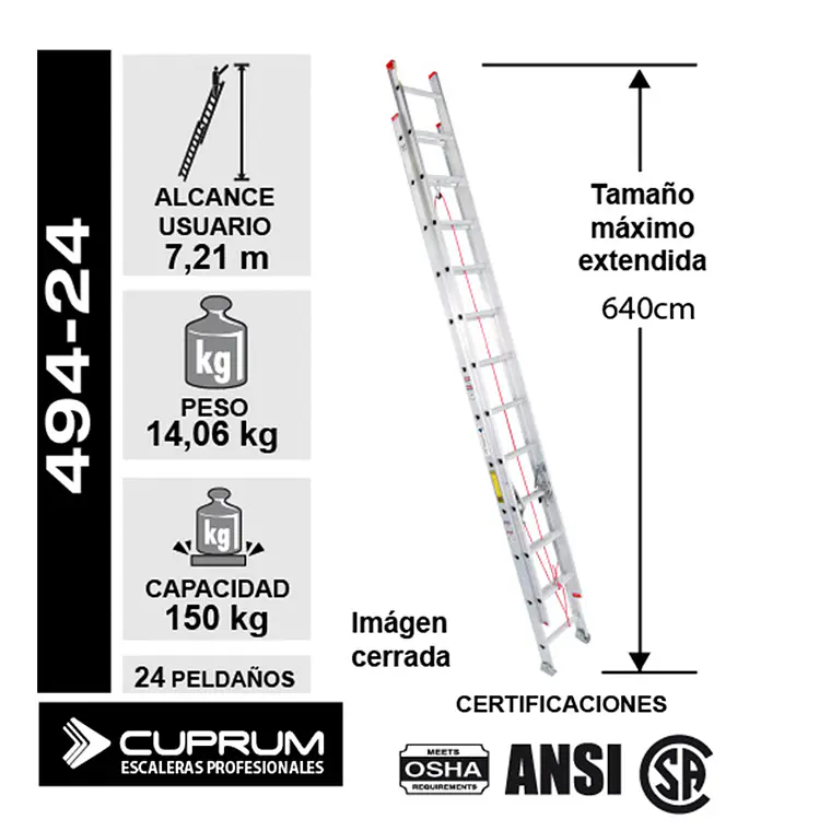 Esc.aluminioextension6.38m 5
