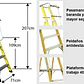 Esc. Fibra V. Plat. Con Baranda 4 Peld - Miniatura 3
