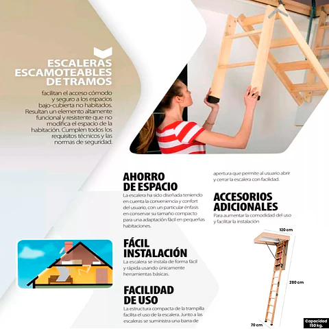 Escalera De Ático