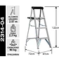 Esc. Aluminio Tijera 1.22m - Miniatura 2