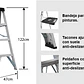Esc. Aluminio Tijera 1.22m - Miniatura 3