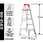 Esc. Aluminio Tijera 1.83m - Miniatura 2