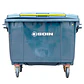 Contenedor De Basura 770l Gris - Miniatura 1