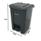 Basurero Plastico 50l Gris - Miniatura 5
