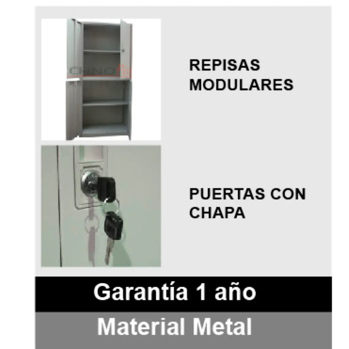 Armario Metalico 4 Puertas 4
