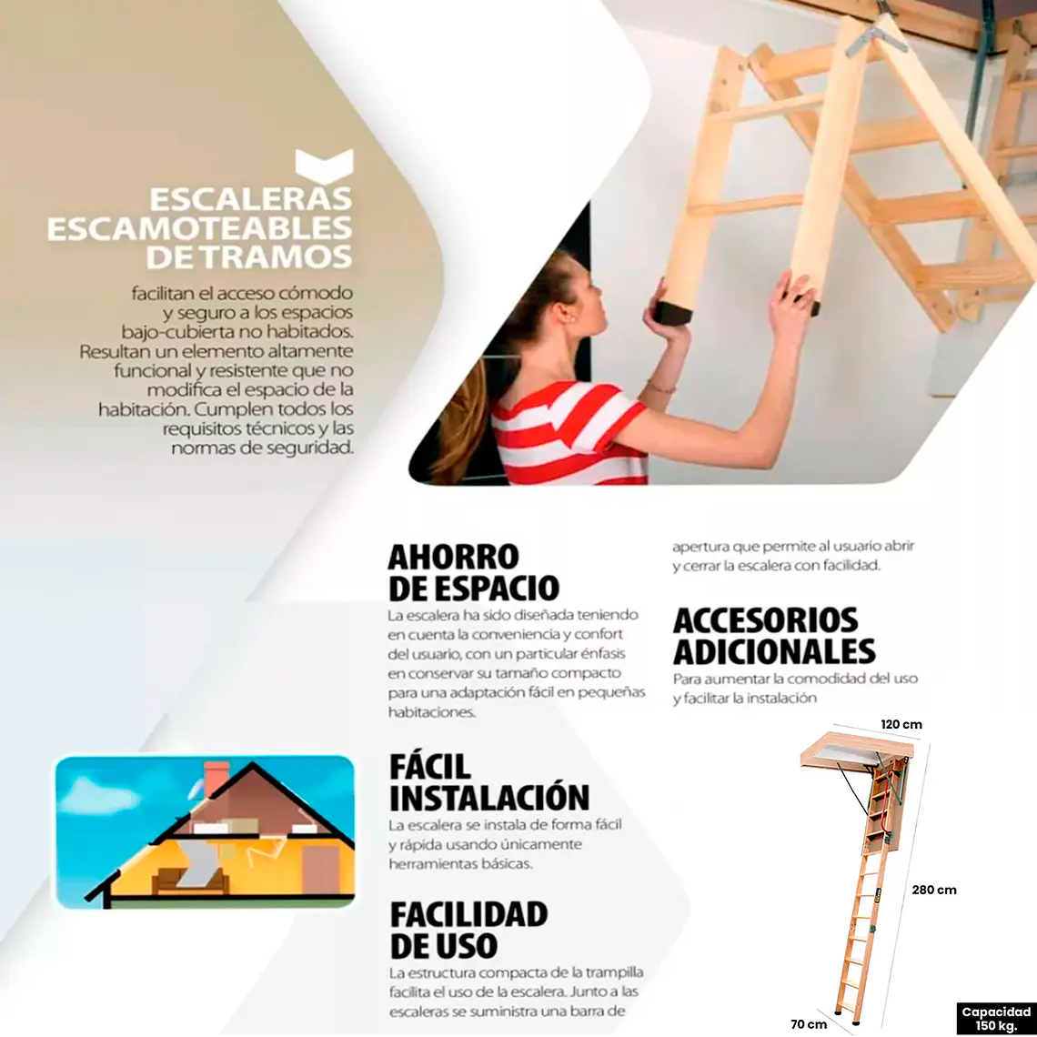 Escalera De Ático 2
