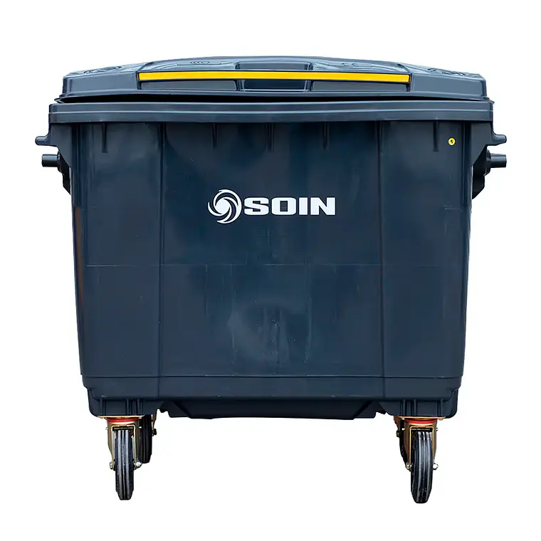 Contenedor De Basura 660l Gris 1
