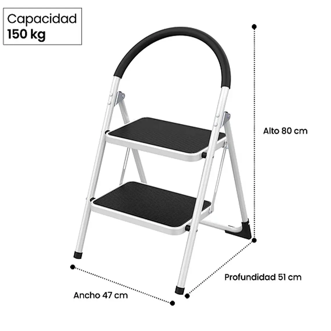 Piso Escalera Plegable 2p Mango 2