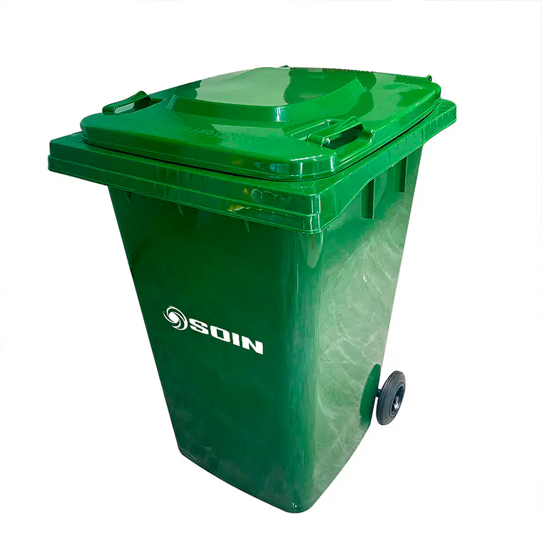 Contenedor De Basura 360l Verde 1