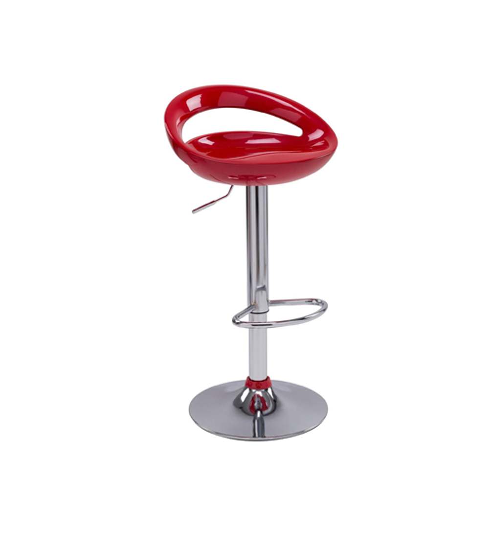 TABURETE ALTO ROJO