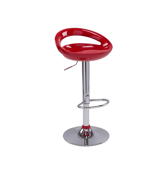 TABURETE ALTO ROJO