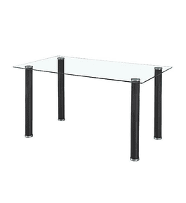 MESA REUNION RECTANGULAR VIDRIO