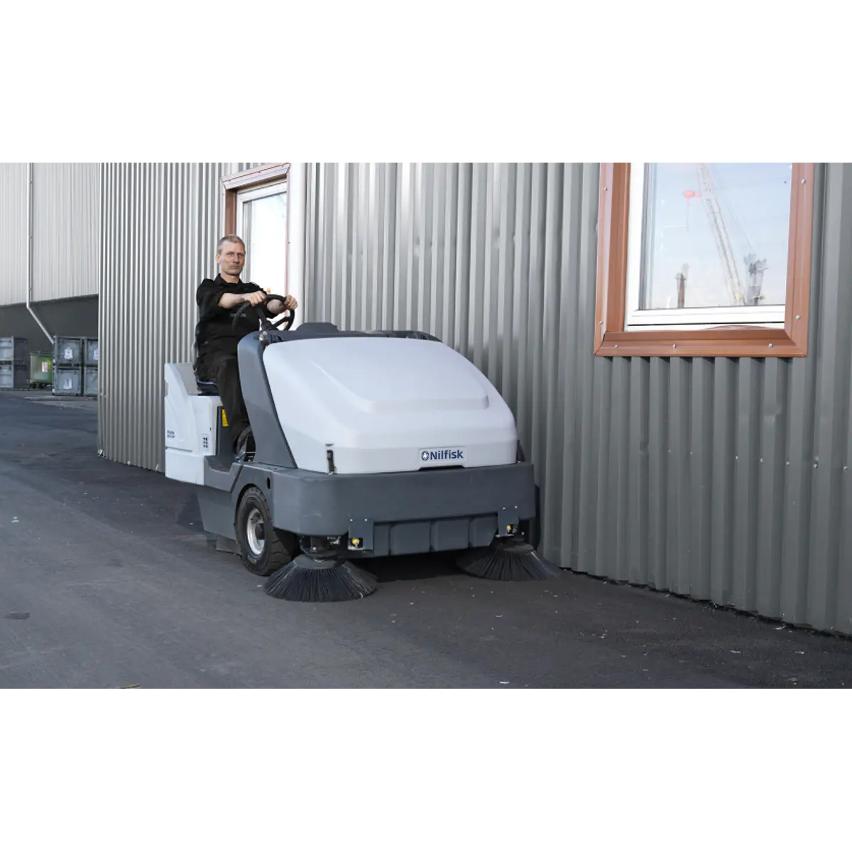 Balai Latéral Compatible Nilfisk-Advance ER1600, SR1600 - Pièce De Rechange Neuve Poly 1,4