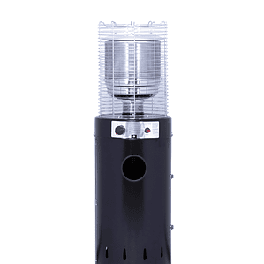 Calentador Exterior Bajo - Negro