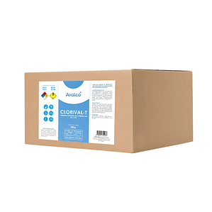 Clorival-T -Tabletas De Cloro Multiuso Caja 20kg