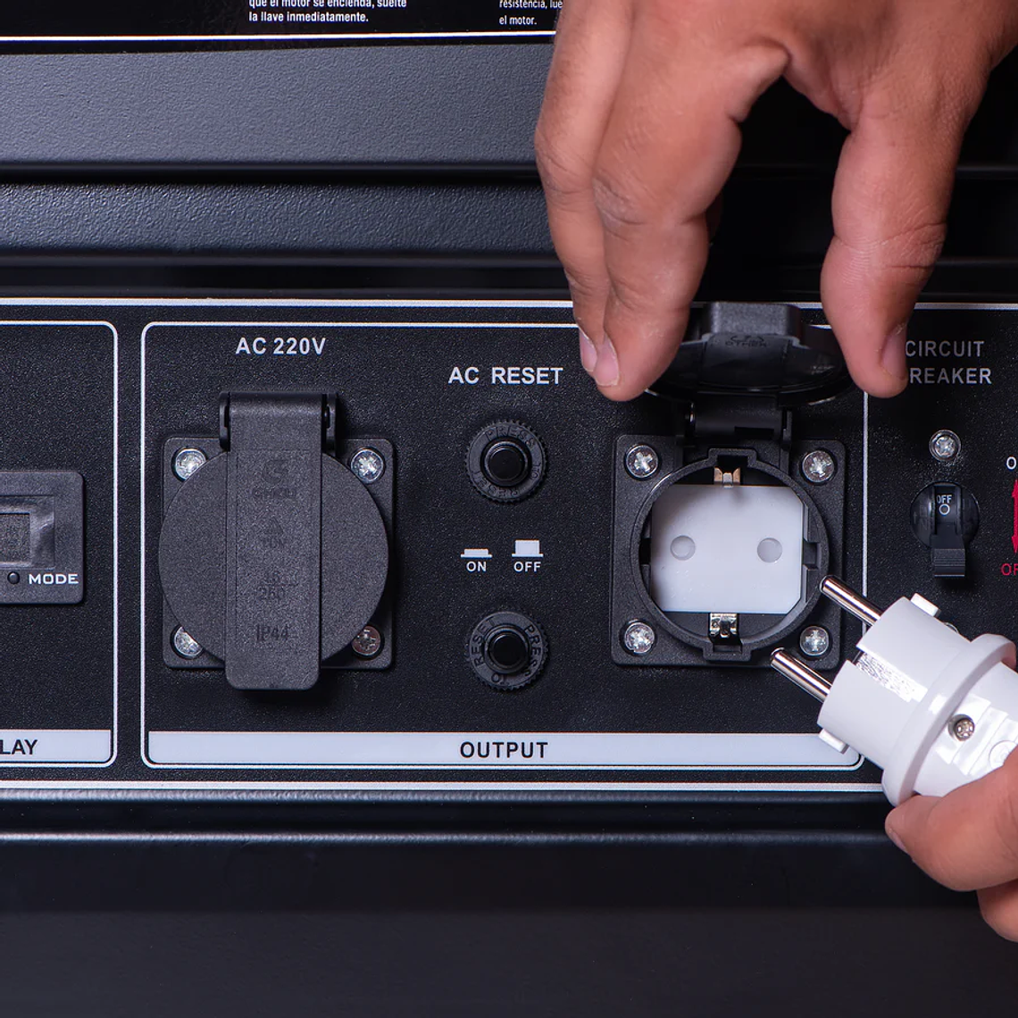 Generador 3.5Kva Tomahawk Power TG3500 PARTIDA MANUAL 6