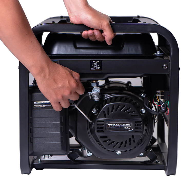 Generador 3.5Kva Tomahawk Power TG3500 PARTIDA MANUAL 2