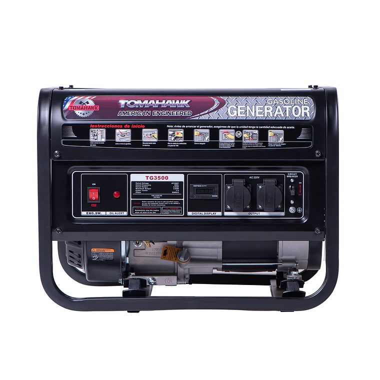 Generador 3.5Kva Tomahawk Power TG3500E PARTIDA ELECTRICA 1