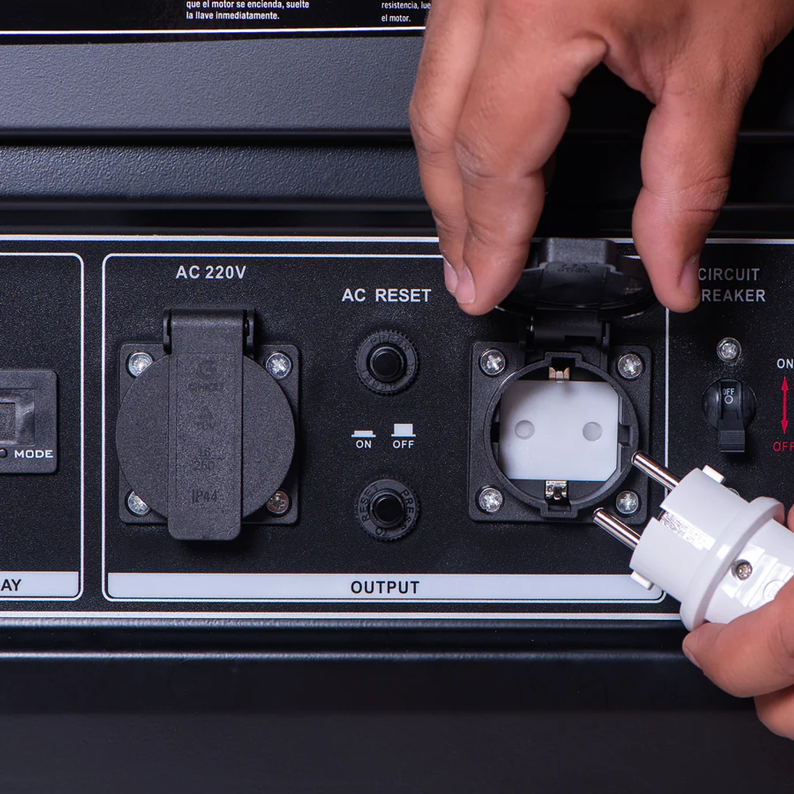 Generador 8.0Kva Tomahawk Power TG8000 PARTIDA MANUAL 6