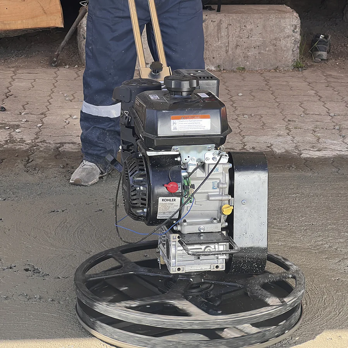 Helicóptero Alisador de Pavimento van Beek vBK600 5