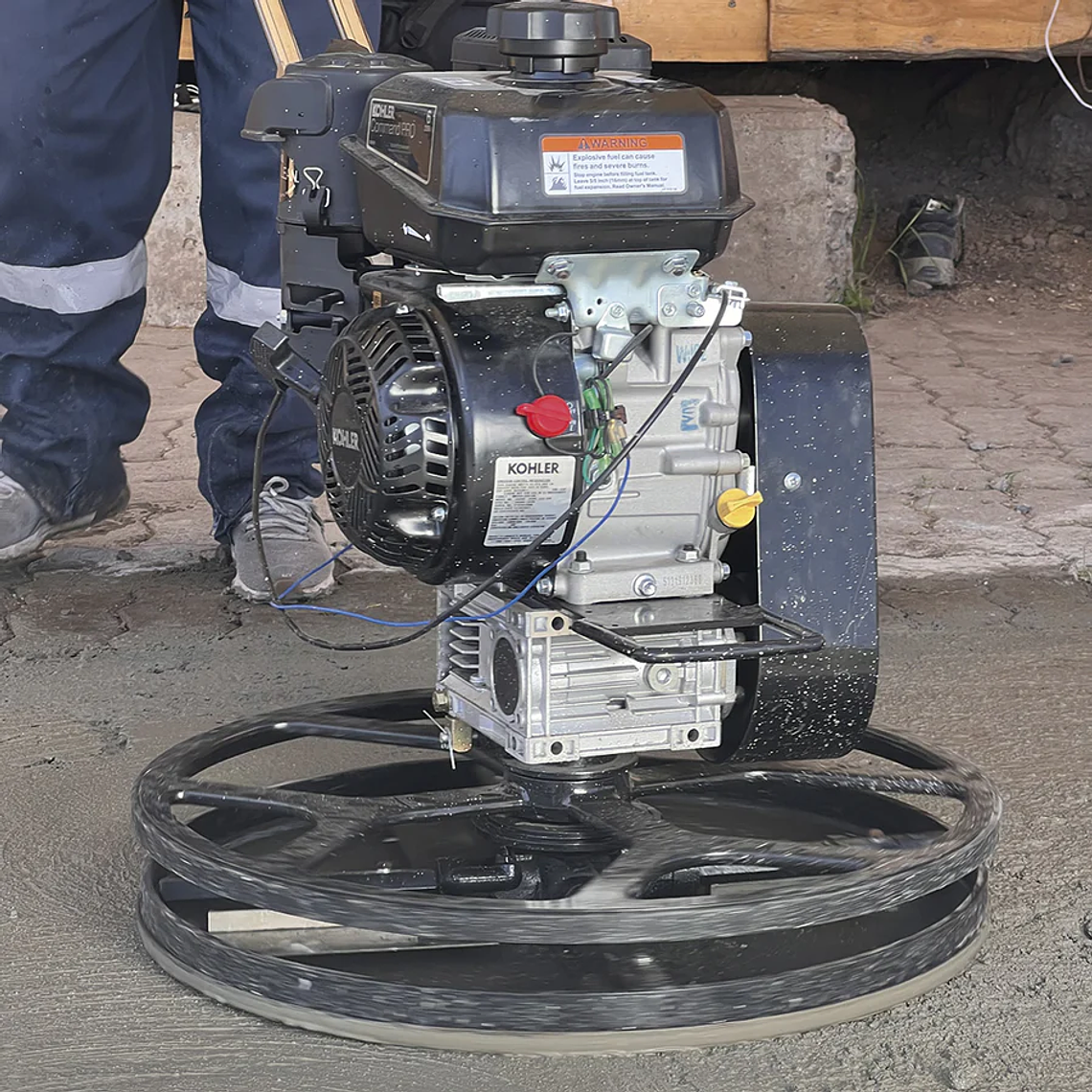 Helicóptero Alisador de Pavimento van Beek vBK600 6