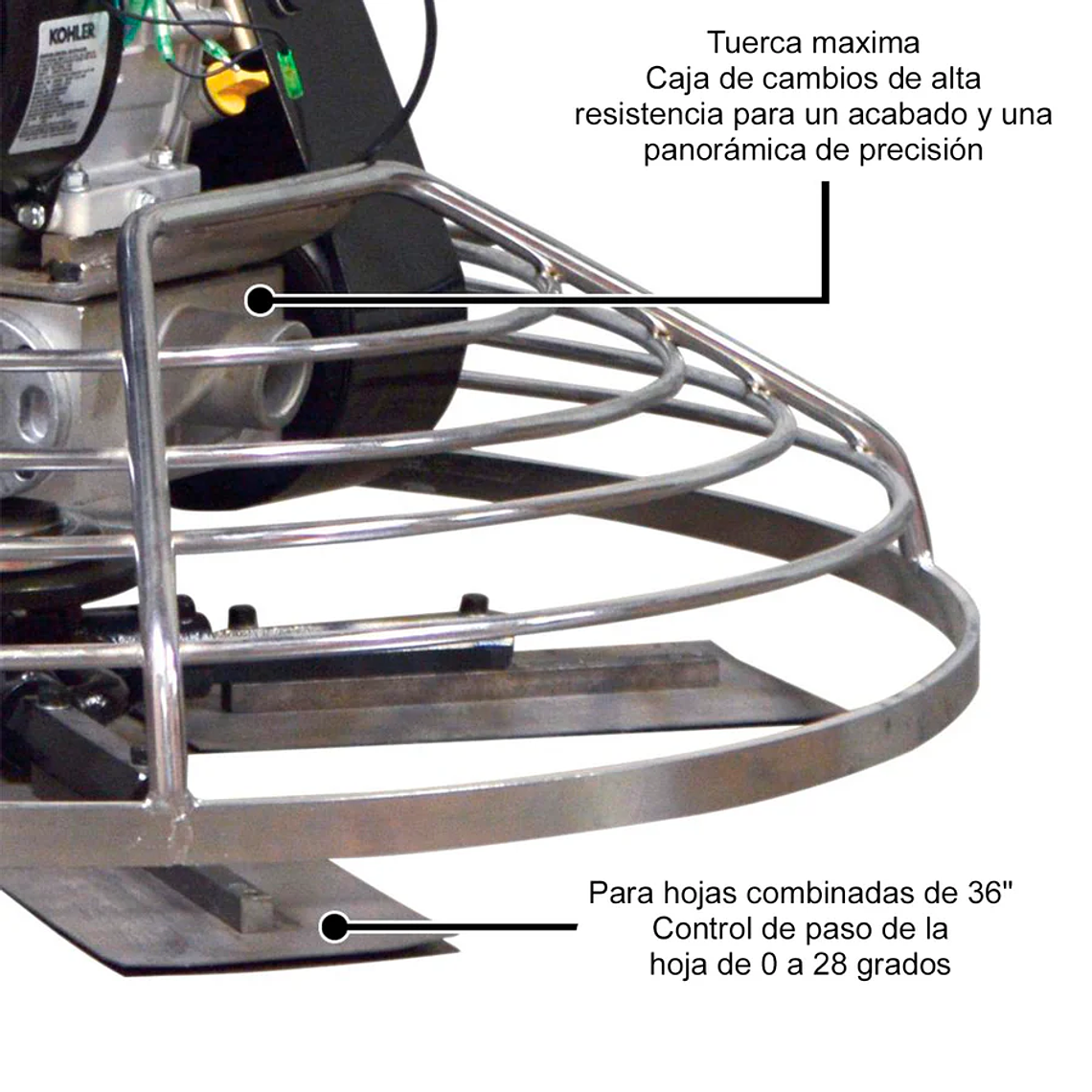 Helicóptero Alisador Pulidor de Pavimento van Beek vBK950 4