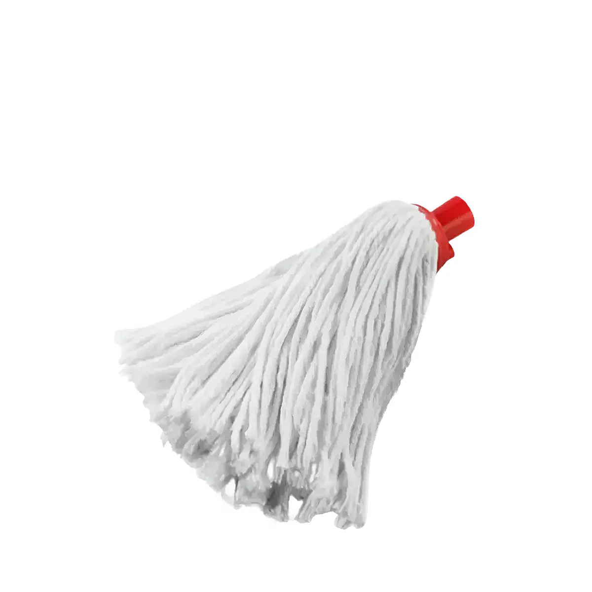 Cabeza De Fregona De Hilo Puro Bentley 12 Oz - Alta Absorción - Zócalo Galvanizado - Para Varios Tipos De Suelo