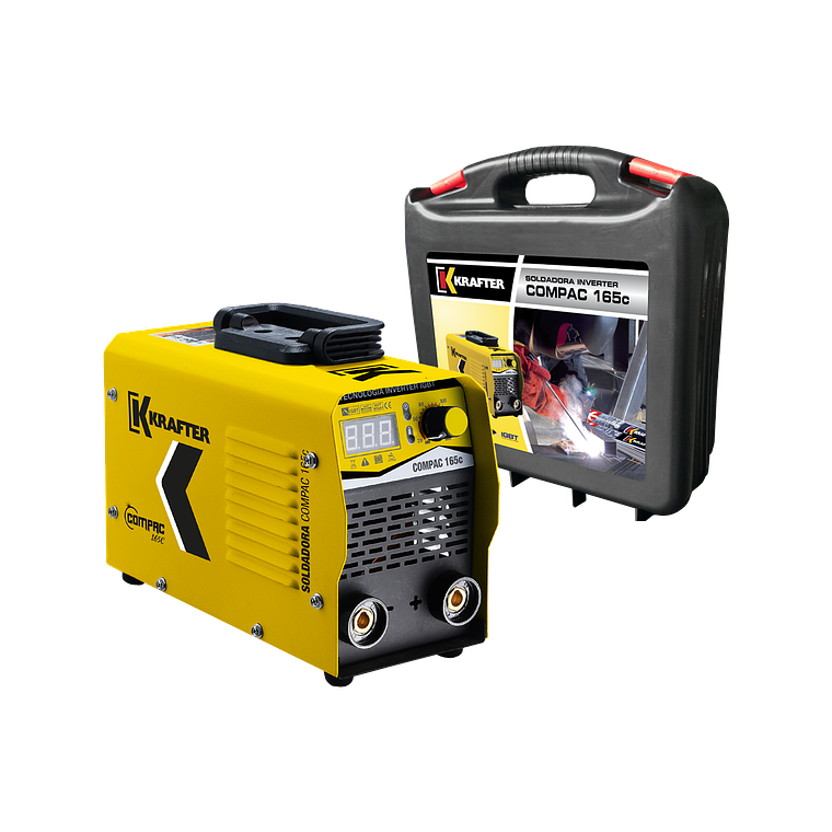 Soldadora KRAFTER INVERTER COMPAC 165C 4