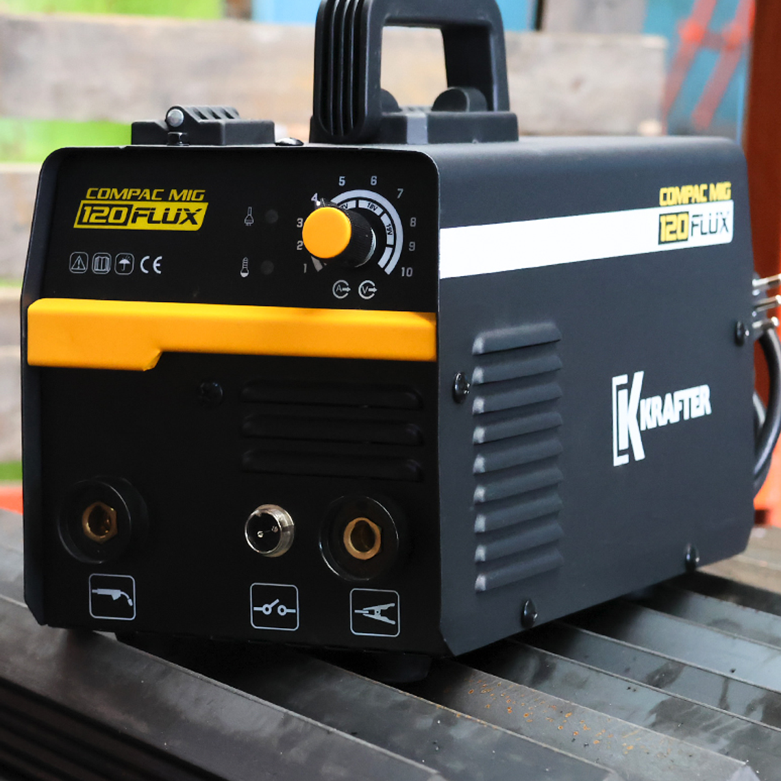 COMPAC MIG-120FLUX + ALAMBRE  6