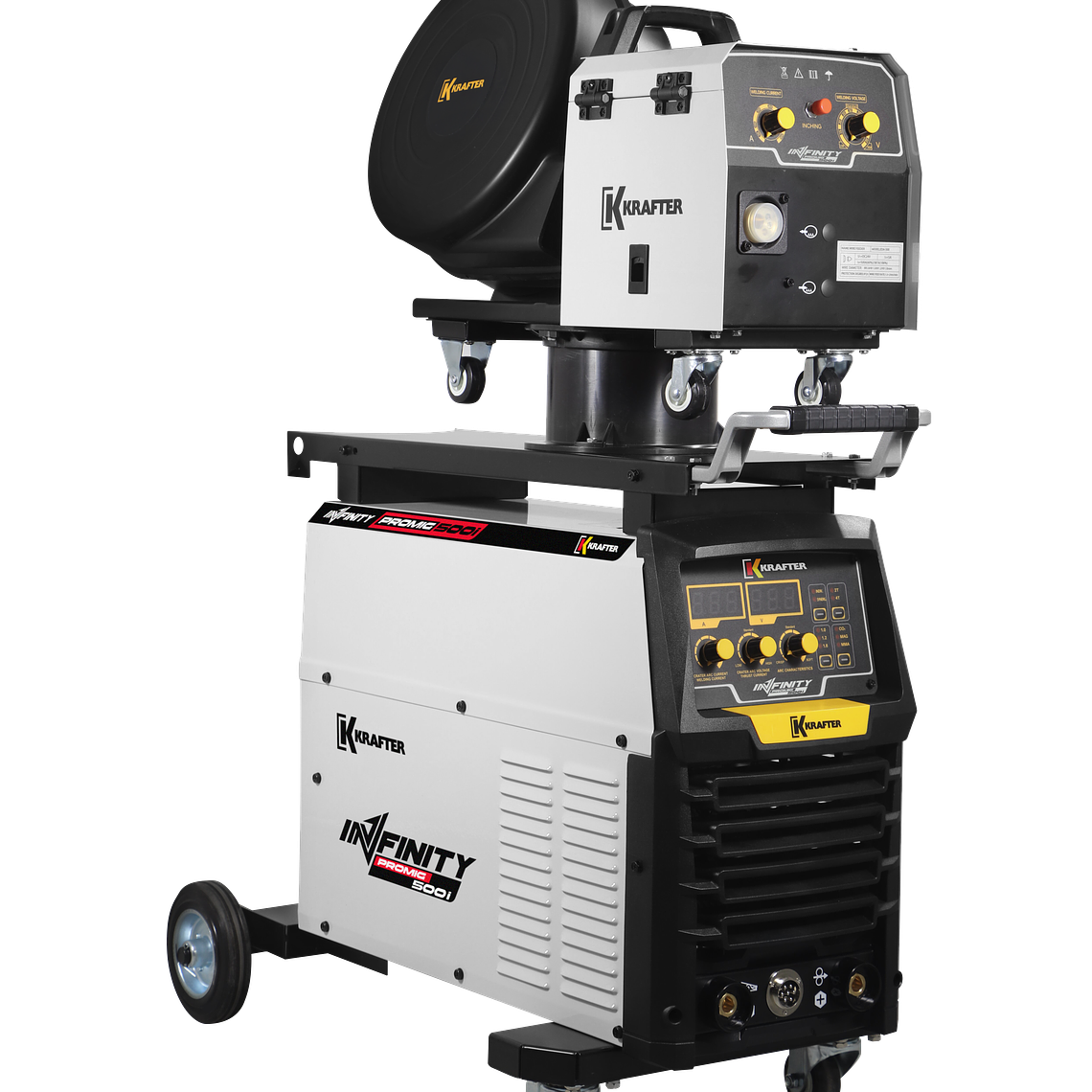 SOLDADORA KRAFTER   MIG-500I + CABEZAL MOVIL 1