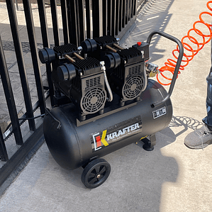 Compresor KRAFTER Libre de Aceite 50L