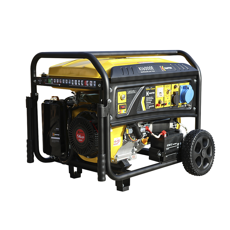 GENERADOR GAS DUAL KRAFTER KI6000E 1