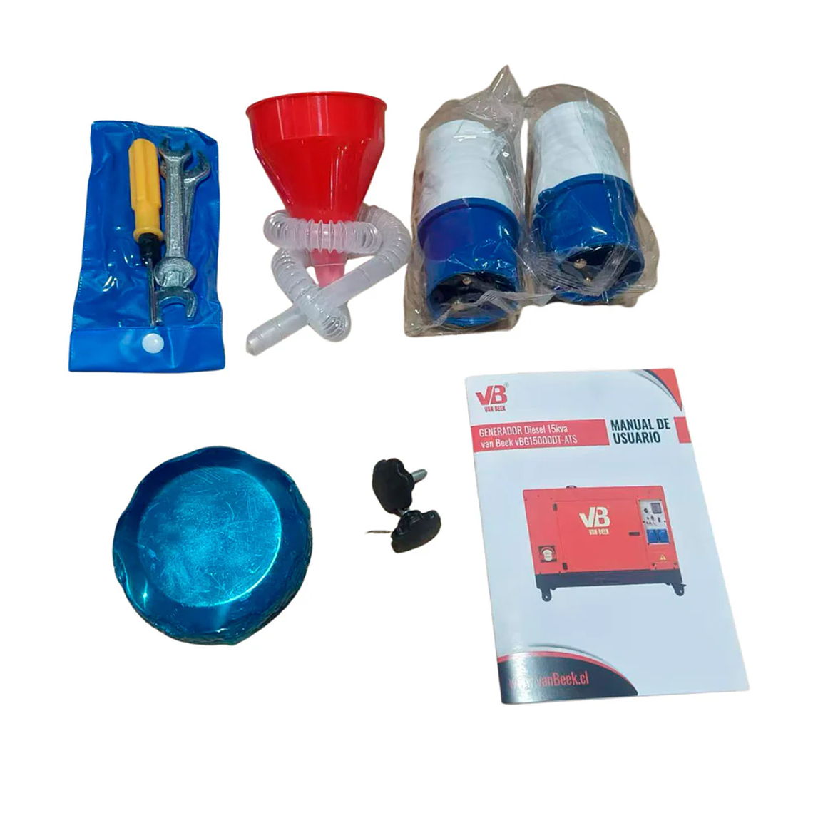 Generador 15Kva a diesel insonorizado monofasico van Beek 7