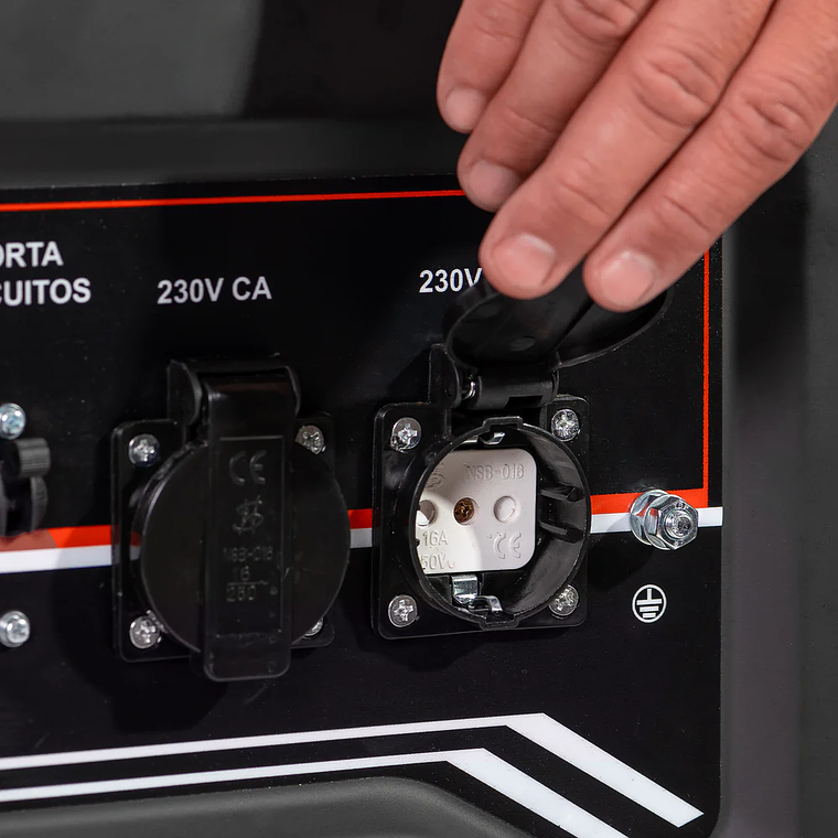  Pack Generador 8Kva 28.3 Amperes Partida Eléctrica Modelo con ATS van Beek 6