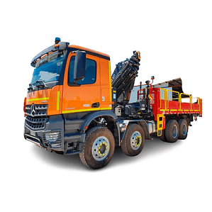 Arrieneo Camión Pluma Mercedes Benz – Pluma 18 Ton