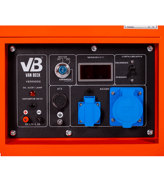 Arriendo Generador van Beek 9.0Kva Diesel  - 